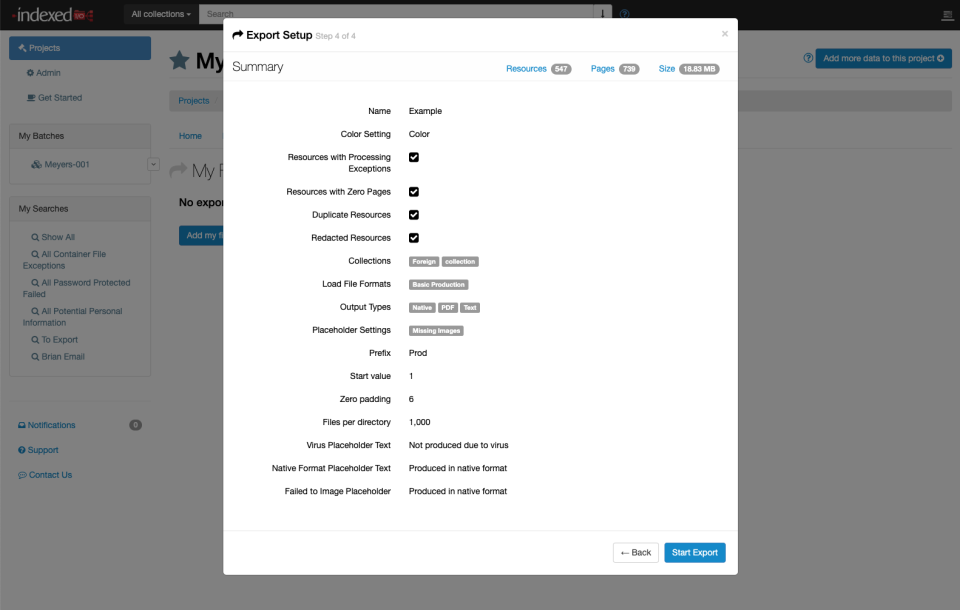 screenshot of Indexed I O